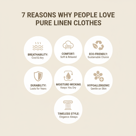 7 Benefits Why People Love Pure Linen Clothes - SABR INDIA