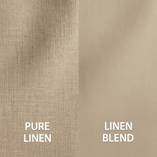 Pure linen vs linen blends